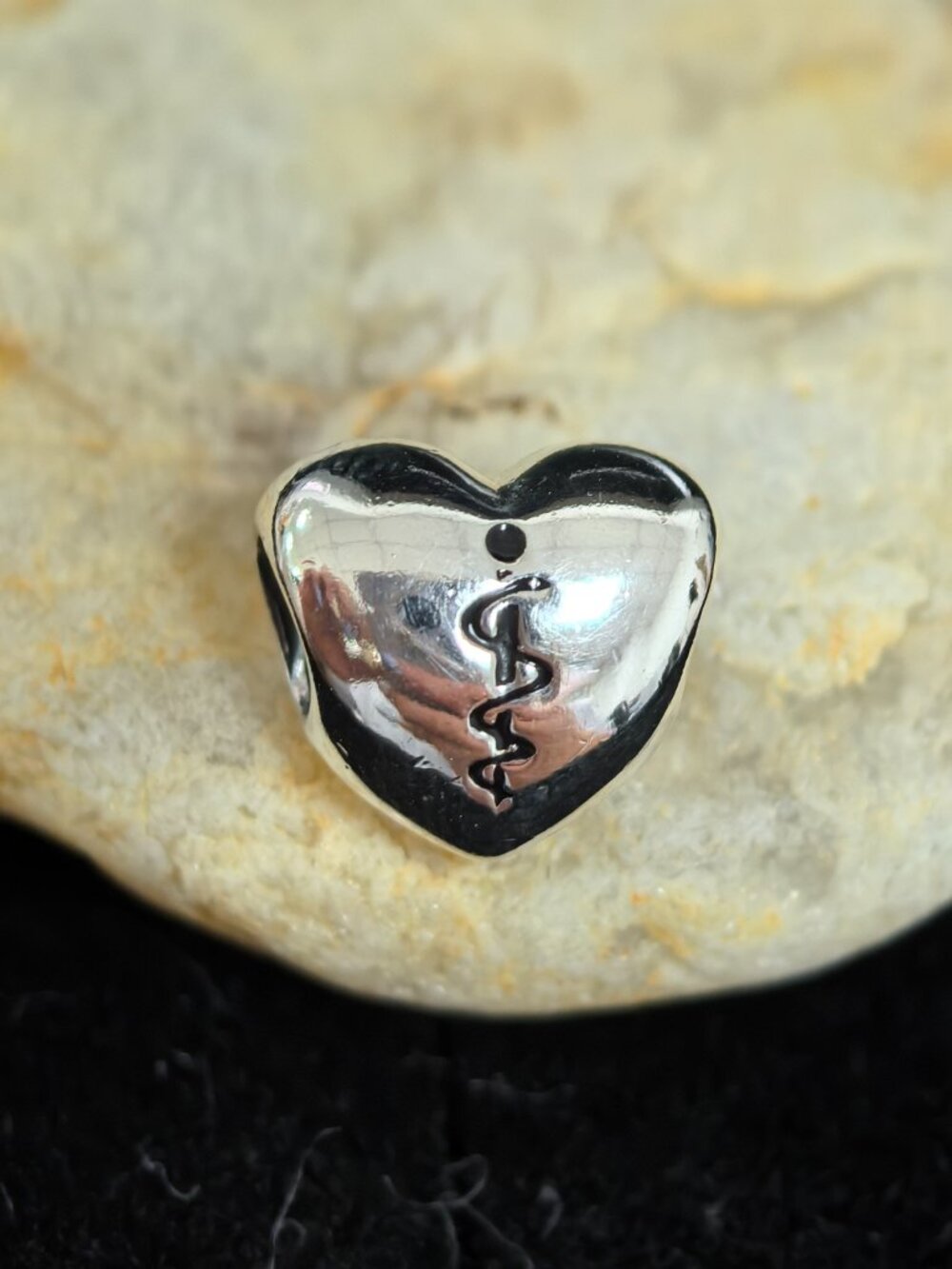 Pandora Medicina Heart Charm For Bracelet, S925 Silver Jewelry